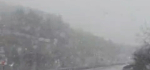 Karabük-Çerkeş kara yolunda kar yağışı başladı