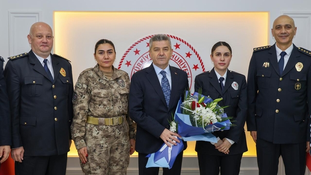 Artvin Emniyet Müdürlüğü'nden Vali Ergün'e ziyaret