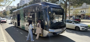 Büyükşehir'in elektrikli otobüsleri hizmete başladı