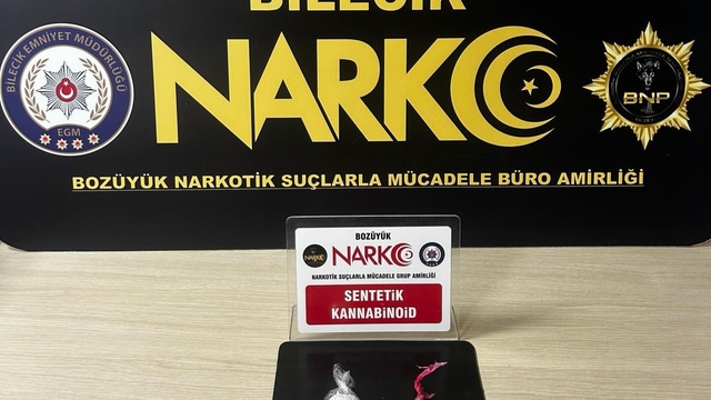 Bilecik'te uyuşturucu operasyonu: 3 gözaltı