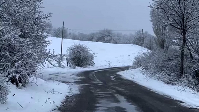 Bolu'da nisan ayında kar sürprizi