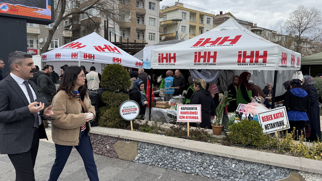 Nevşehir'de Gazze'ye destek amacıyla kermes düzenlendi