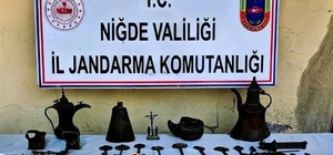 Niğde’de "Anadolu Mirası" operasyonu: 44 tarihi eser ele geçirildi