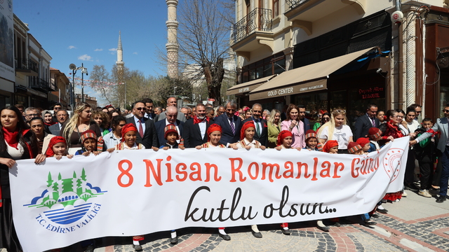 Edirne'de "8 Nisan Romanlar Günü"nde etkinlik düzenlendi