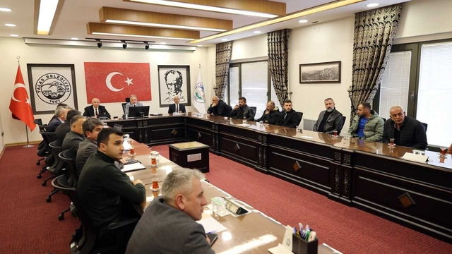 Talas'ta kurulması planlanan oto sanayi sitesi için toplantı yapıldı