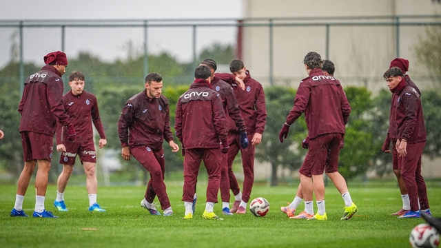 Trabzonspor, Corendon Alanyaspor maçı hazırlıklarına devam etti