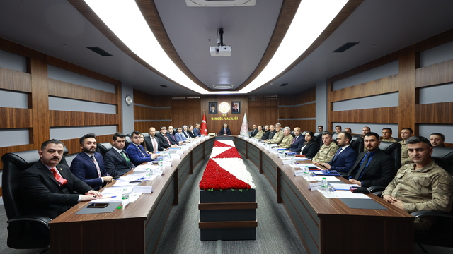 Bingöl'de "Asayiş ve Güvenlik Değerlendirme Toplantısı" yapıldı