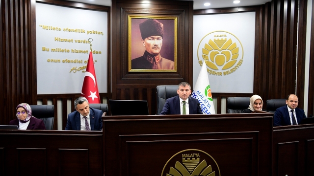 Malatya'da nisan ayı meclis toplantısı yapıldı