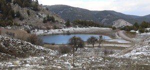 Çubuk'un yüksek kesimlerinde kar etkili oldu