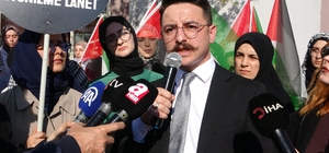 Çanakkale'den Filistin'e destek Dr. Öğretim Üyesi Taşçı: "72 binin üzerinde insan katil İsrail rejimi tarafından şehit katledilmiş vaziyette"