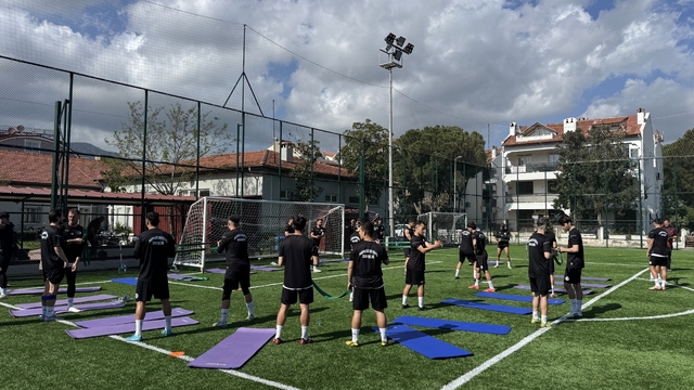 Marmaris Yat Marin MFK, Kumluca Belediyespor maçının hazırlıklarını sürdürdü