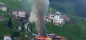 Ordu’da bir ev yangında büyük hasar gördü