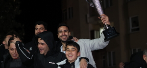 Efeler Ligi'ne yükselen Sungurlu Belediyespor Erkek Voleybol Takımı'na coşkulu karşılama