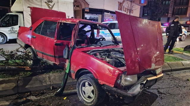 Otomobilin çarptığı ağaç karşı şeritteki aracın üzerine devrildi: 1 yaralı
Ağaca çarpan otomobil kağıt gibi katlandı