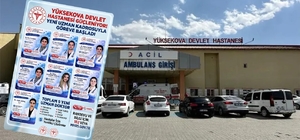 Yüksekova Devlet Hastanesine 10 uzman hekim atandı