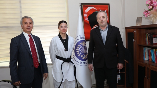 Üniversite öğrencisinin taekwondo başarısı