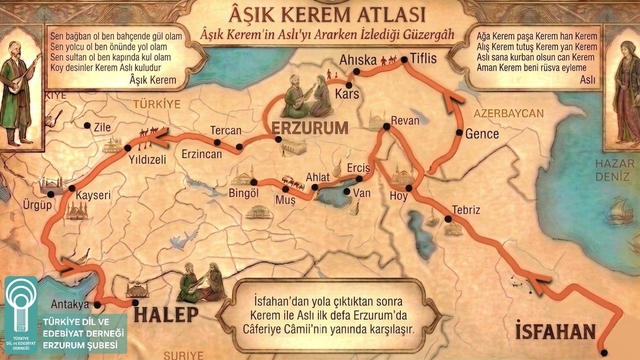 Türkiye Dil Ve Edebiyat Derneği'nden Erzurum'a üç kültür atlası