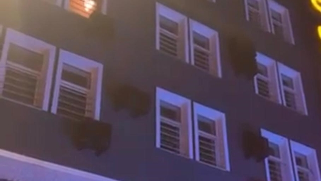 Otel odasındaki yangın itfaiye ve 112'yi alarma geçirdi