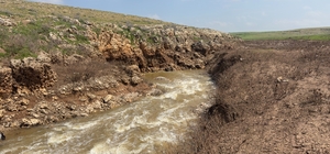 Dere suyu girdapta kayboluyor