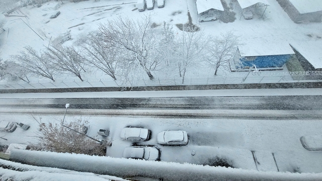 Bitlis'te kar sürprizi: Nisan ayında kent beyaza büründü