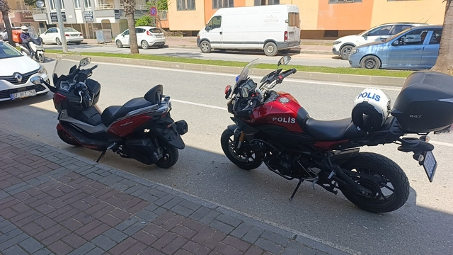 Manavgat'ta 'dur' ihtarına uymayan motosikletliye 265 bin ceza