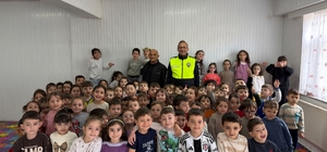 Samsun'da minik öğrencilere trafik eğitimi verildi