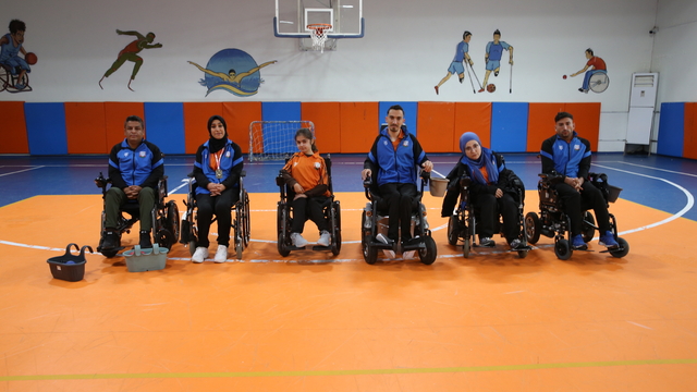 Serebral palsili Nurdan, boccia sporunda kısa sürede şampiyonluğa ulaştı