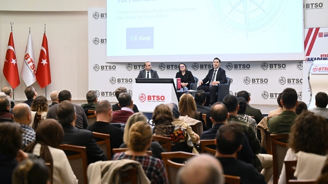 BTSO Akademi'de veri temelli vergi gözetimi ve uyum süreci anlatıldı