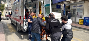 Motosiklet ve otomobil çarpıştı: 1 yaralı