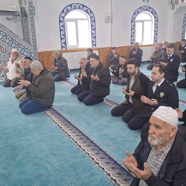 Hisarcık'ta şehit polisler için mevlit okutuldu