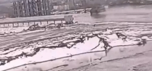 Bitlis'te otomobilin takla attığı kaza kamerada