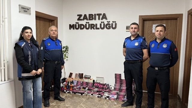 Çorum'da kuaförlerde bulunan son kullanma tarihi geçmiş 563 ürüne el konuldu