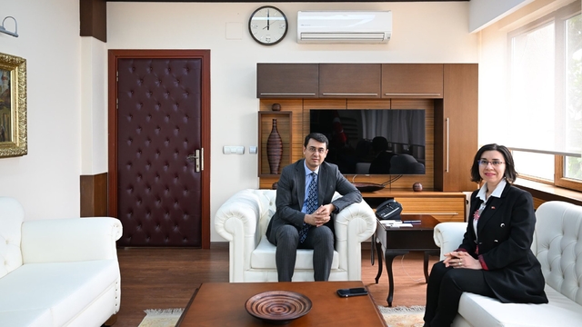 Uşak Belediye Başkan Vekili Özkan, Vali Kartal'ı ziyaret etti