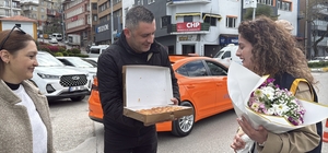 Zonguldak'ta gazeteciler, "Polis Haftası" dolayısıyla görev yapan ekipleri ziyaret etti