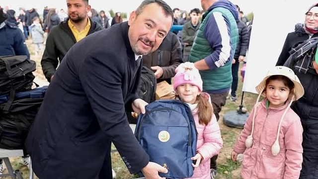 Sandıklı'da fidanlar toprakla buluşturuldu