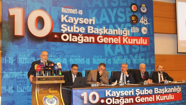 HAK-İŞ Konfederasyonu Genel Başkanı Arslan: "Vergi sistemimizde ciddi bir sorun var"
HAK-İŞ Konfederasyonu Genel Başkanı Mahmut Arslan:
"Asgari Ücret Tespit Komisyonu'nun yapısının değişmesini uzun yıllardır istiyoruz"