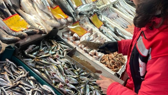 Tekirdağ'da su ürünleri denetimi