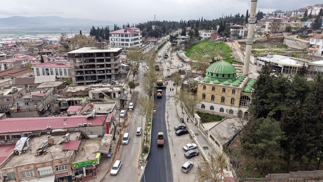 Kahramanmaraş'ta asfalt çalışmaları sürüyor