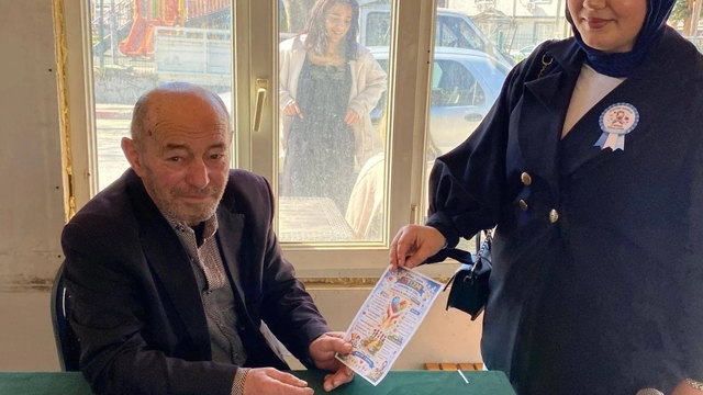 Türkeli'de MYO öğrencileri otizme dikkat çekti