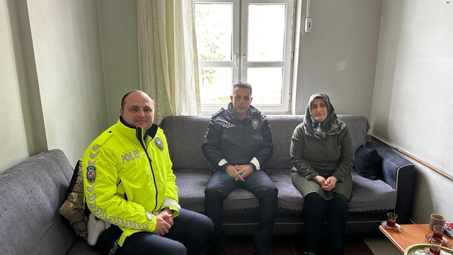 Keban Emniyetinden şehit ailelerine ziyaret