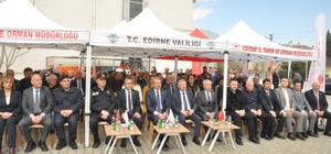 Keşan’da çiftçiye yüzde 75 bakanlık destekli hibrit ayçiçeği tohumu dağıtıldı