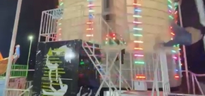 Edirne'deki lunapark faciasının dehşet anları kamerada
