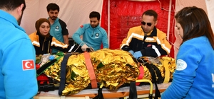 Lüleburgaz’da sel tatbikatı yapıldı