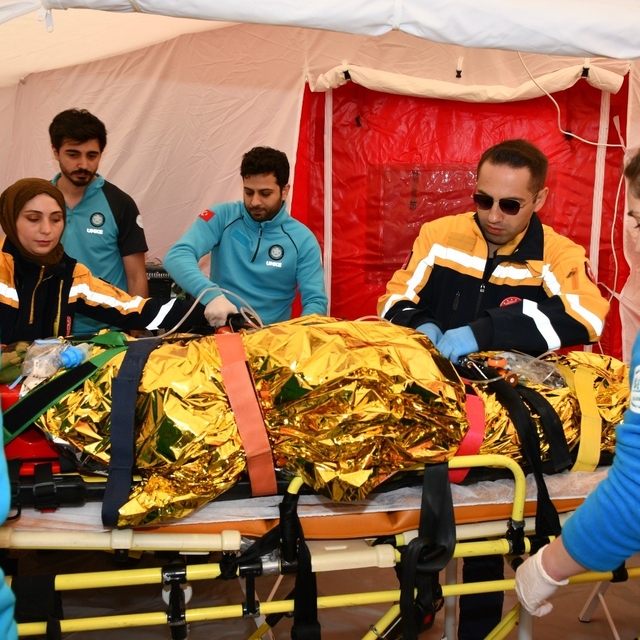 Lüleburgaz'da sel tatbikatı yapıldı