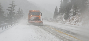 Antalya-Konya karayolunda kar yağışı başladı