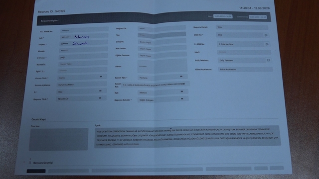 CİMER üzerinden şikayet değil teşekkür etti, yürekleri ısıttı