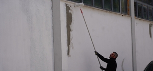 Bilecik'te kapalı pazar alanında bakım ve yenileme çalışması