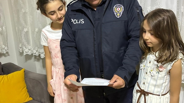 Bilecik'te öğrencilerden polis velilere özel mektup