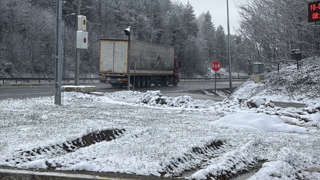 Bolu Dağı beyaza büründü