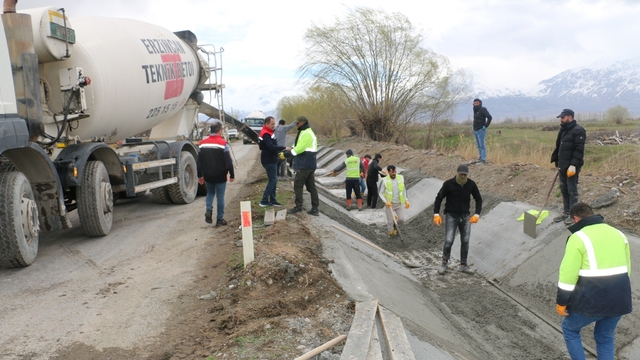 Erzincan'da sulama altyapısı güçleniyor